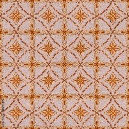 seamless  pattern with abstract 