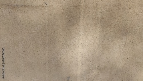 Bild auf Leinwand Smooth Beige Facade texture with subtle vertical shadows and minor imperfections