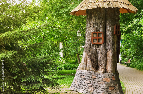 Nature, city park. The landscape. A place for walking and relaxation.