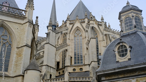 Photos Gothic Revival church with ornate stone architecture and spires