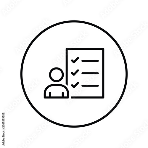 Student Attendance Icon for School Attendance Tracking