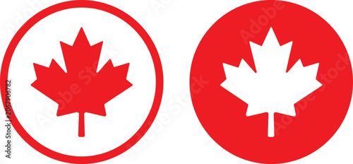 Konstfotografi Maple leaf icon