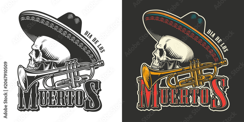 Fototapeta premium Celebrating Dia de los Muertos