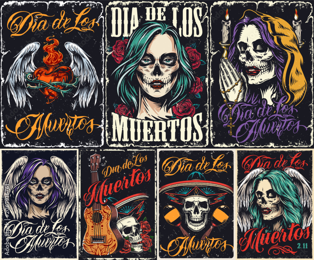 Fototapeta premium Celebrating Dia de los Muertos