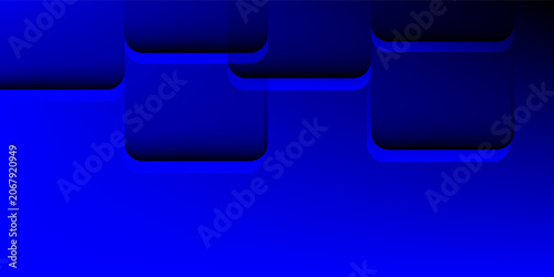 Abstract blue geometric 3d square blocks background