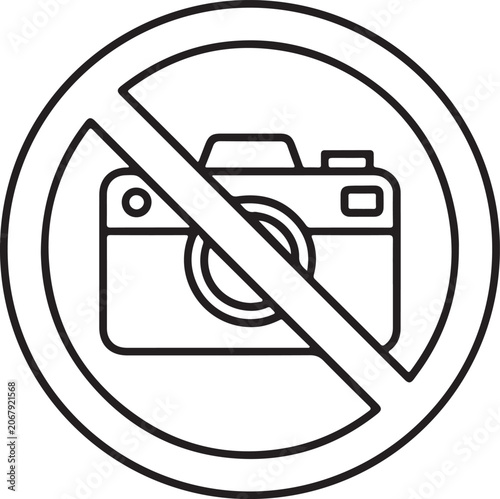 No Photography Allowed Sign