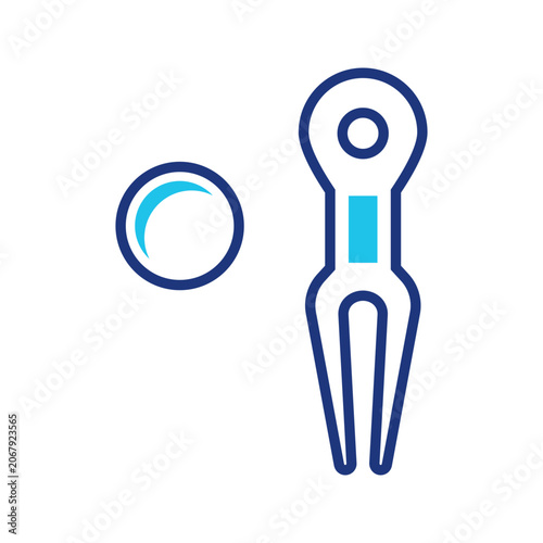 Tableau sur toile Golf divot tool icon
