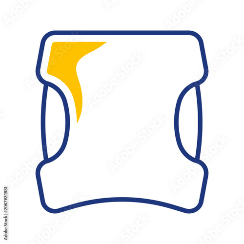 Photography Ice rink icon. Sports and ice hockey line symbol. Color.