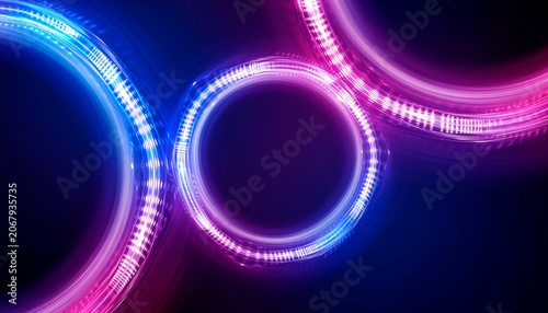 Abstract neon background wi...