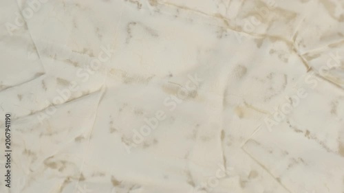 Texture creamy brie or camembert soft ripened cheese macro, rotation