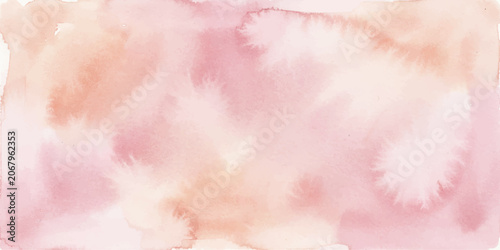 Fotografie Abstract pink watercolor background with soft pastel clouds, smoke textures and