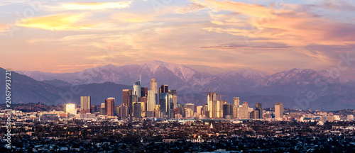 Los Angeles sunset view