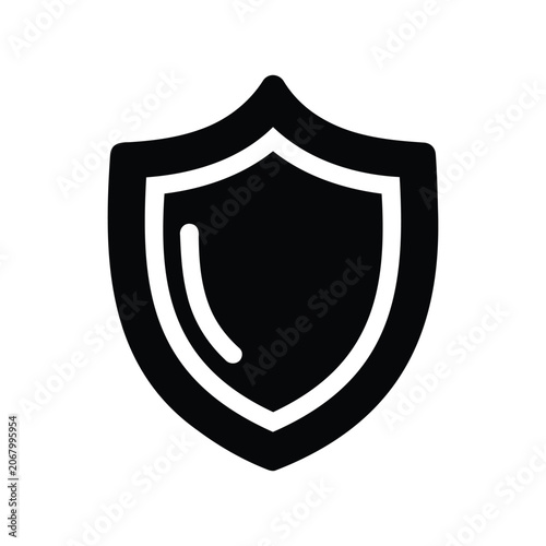 Shield Icon: Symbolizing Protection, Security, Trust, and Safety Measures.