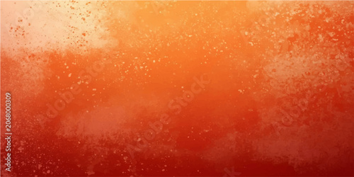 Cuadro en lienzo Orange fizzy drink with bubbles and foam on a dark background.