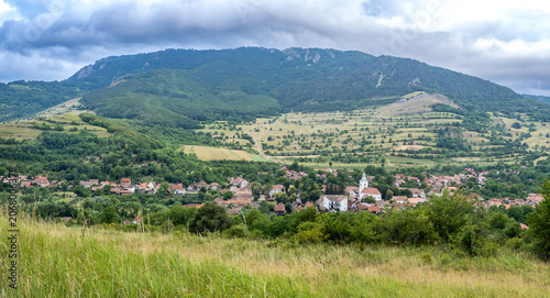 Rimetea village view in Romania