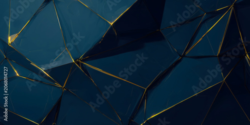 Creative abstract golden wireframe texture
