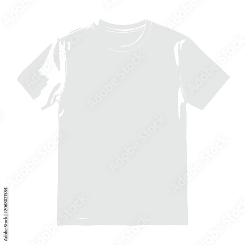 Gray t-shirt with short sleeves