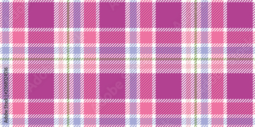 Foto Classic Scottish tartan in pink and purple tones