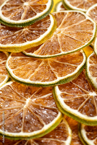 Tapety artystyczne Macro: dried lemon slices 1
