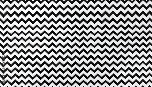 Black and white zigzag chevron pattern with bold geometric rhythm