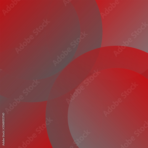 Abstract Red Grey Circles Background Illustration Design