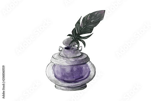 Elegant Glass Perfume Bottle with Butterfly Lid on Reflective Surface