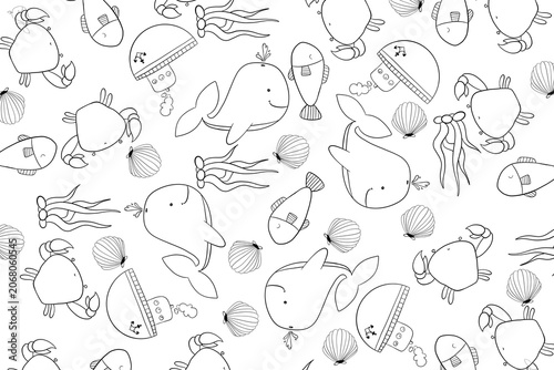 Seamless White Cracked Texture Pattern Background with Natural Fractures and Lines