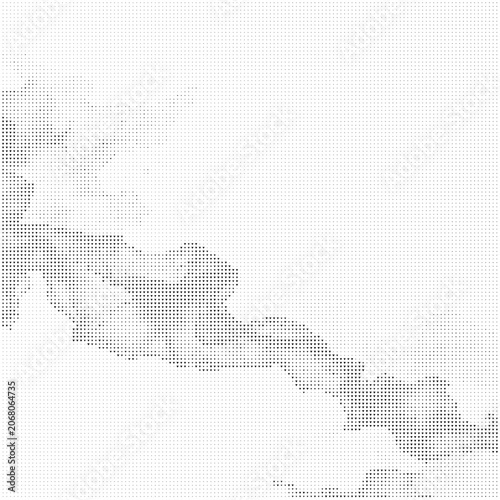 Fotografía Atomicscale visualization of a crystal lattice structure with a dislocation defe
