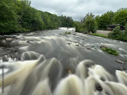 The Parc régional de la Rivière-du-Nord, Quebec, Canada in summer