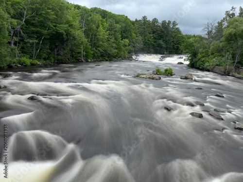 The Parc régional de la Rivière-du-Nord, Quebec, Canada in summer
