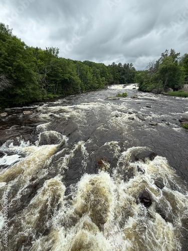 The Parc régional de la Rivière-du-Nord, Quebec, Canada in summer