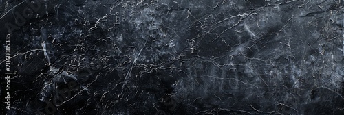 Plain Black Background with Gray Spots, Generative AI Illustration