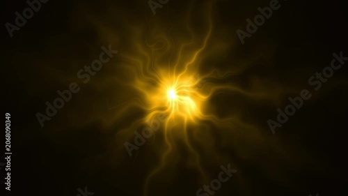 Flash FX thunder energy explosion featuring neon electric arcs, hand drawn anime lightning bolts, glowing spark particles, powerful cartoon blast overlay for action black scenes and VFX transitions