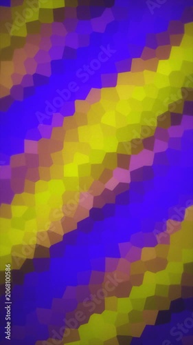 Vibrant cellular abstract background with shifting neon tones, perfect for modern tech visuals and vertical screens.