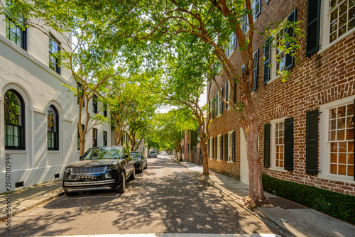 Fotografía Residential streetview Charleston South Carolina circa 2026 stock photo