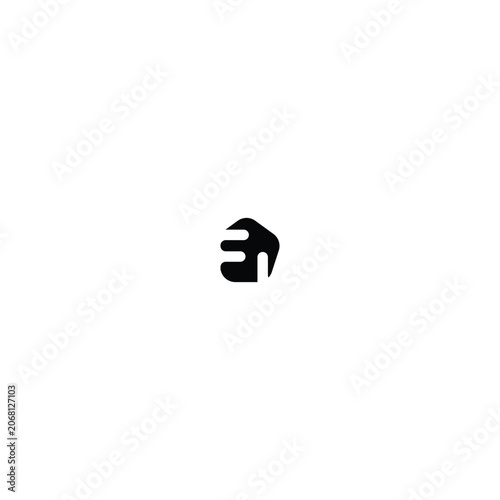 Hexagonal F and I Letter Monogram Logo