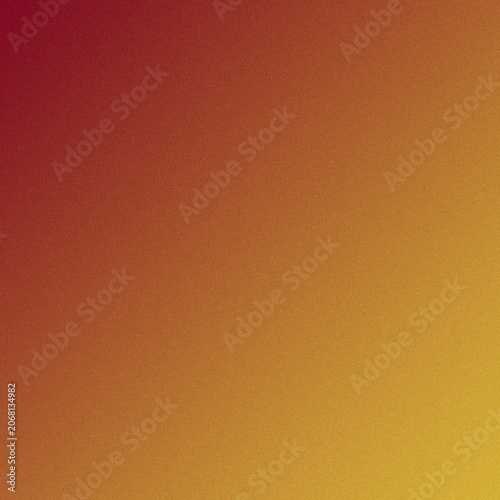 Abstract gradient background featuring a vibrant blend of deep red and warm golden yellow tones with a grainy texture