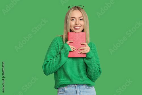 Beautiful young happy woman...