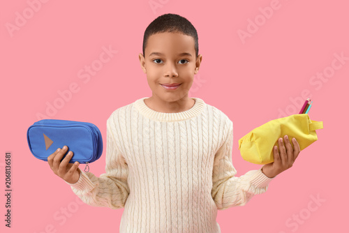 Little African-American boy...