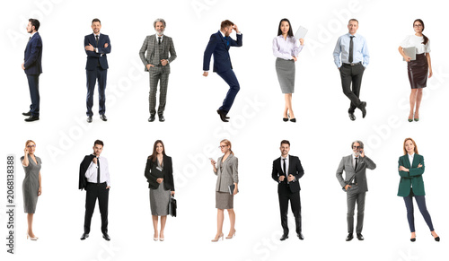 Diverse business profession...