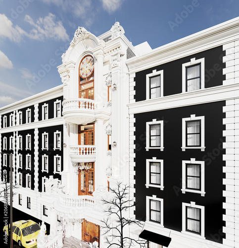 facade of a old building