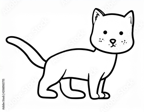 猫　イラスト