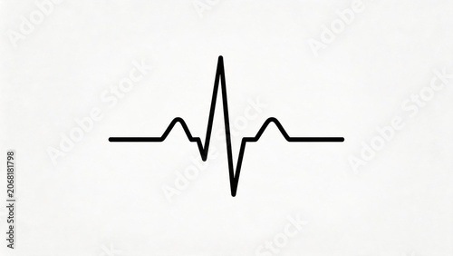 Black line graphic on white background