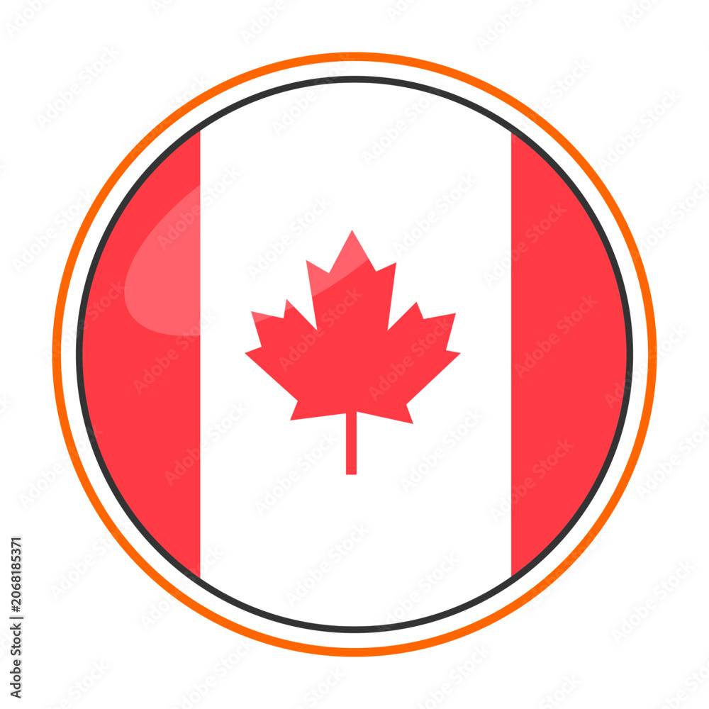 Obraz premium Canada Flag Symbol