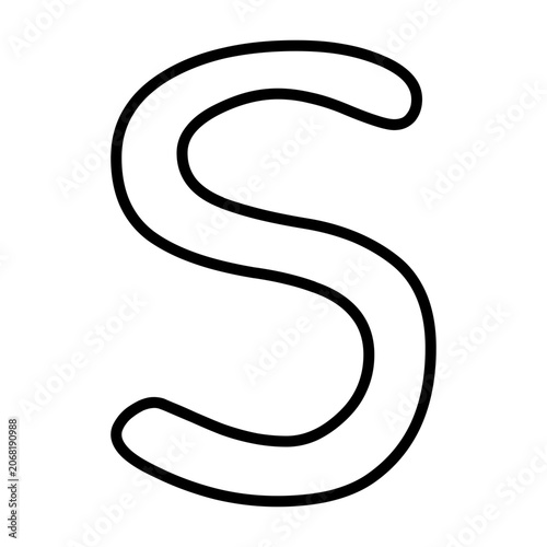 Yellow Letter S