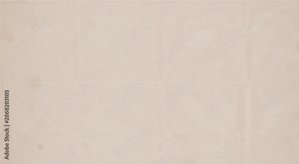 Fototapeta premium Beige paper texture with subtle folds neutral background