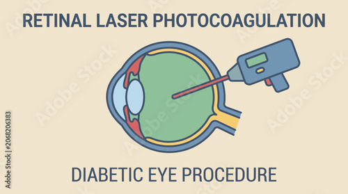 Photography Retinal Laser Photocoagulation Treatment Diabetic Eye Procedure