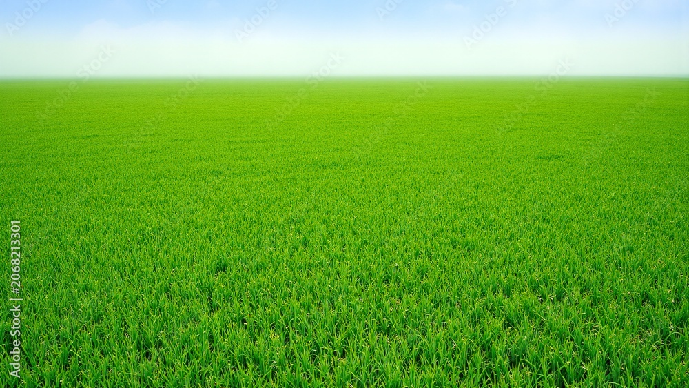 Fototapeta premium Fresh Green Grass Aerial Background