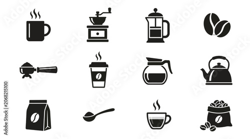 Billede på lærred Tools and Methods for Perfect Brew in a Cozy Kitchen Environment
