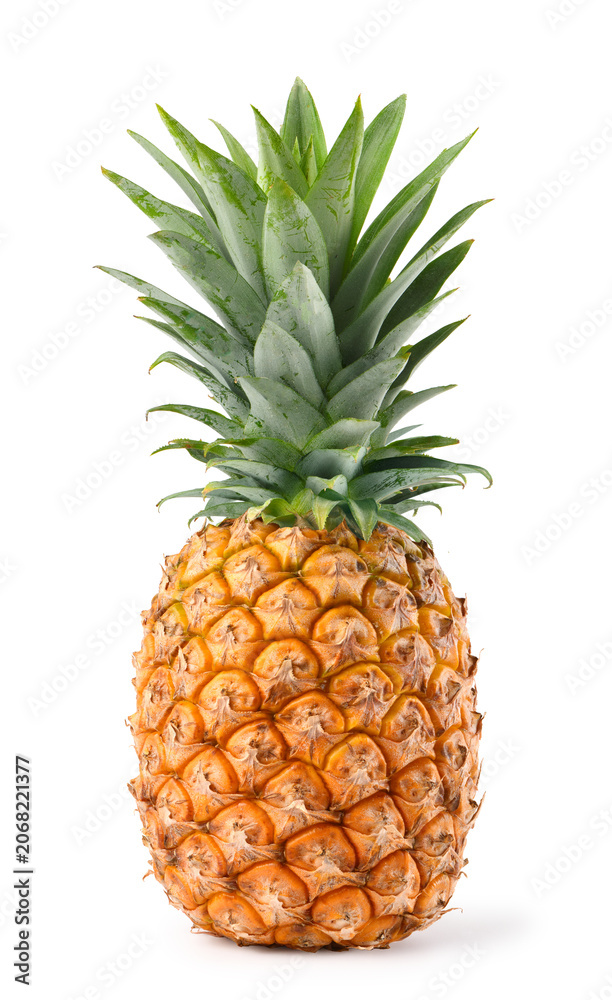 Fototapeta premium Pineapple isolated on white background.